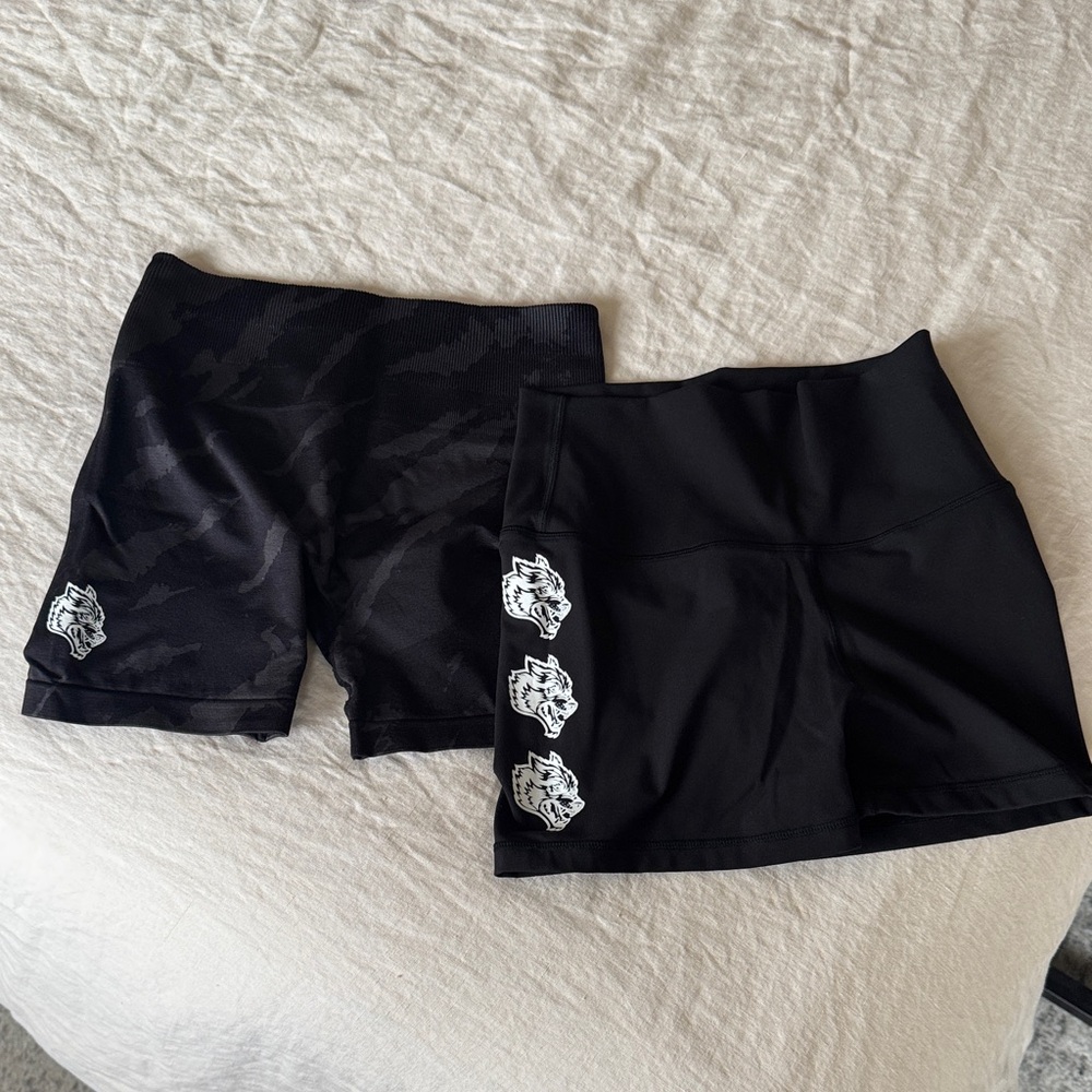 Darc Sport Black & Camo Athletic Women's Shorts